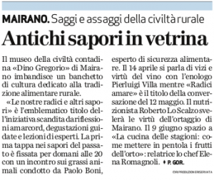 Antichi sapori in vetrina